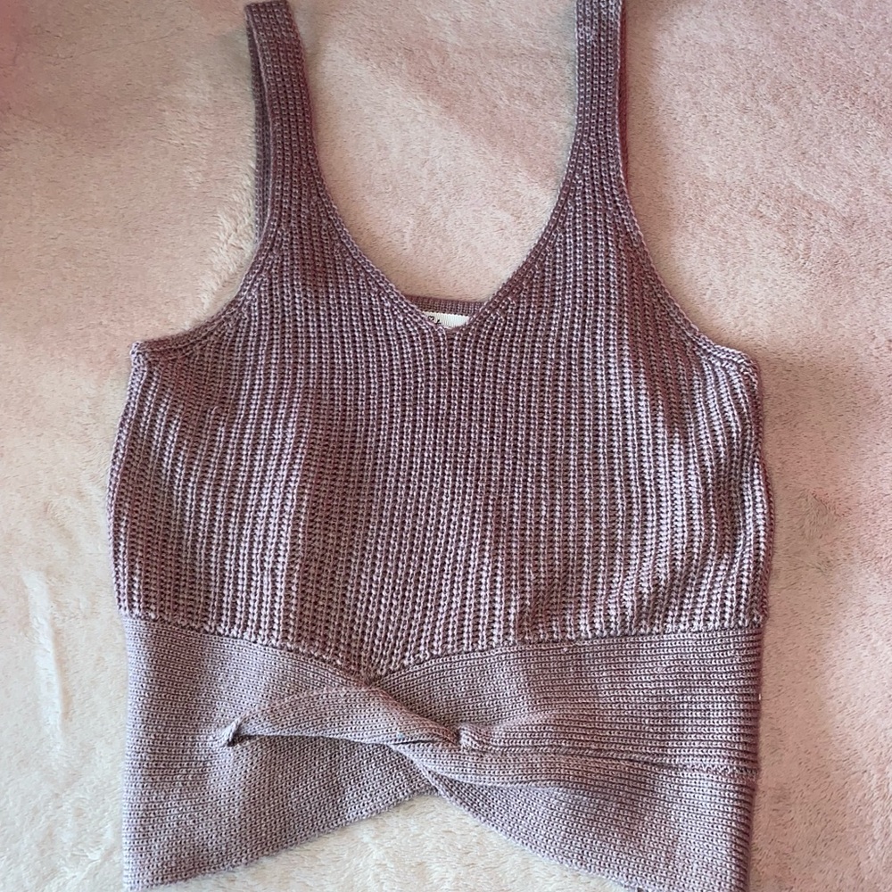 Love Tree Purple Tank/Croo top in Size medium